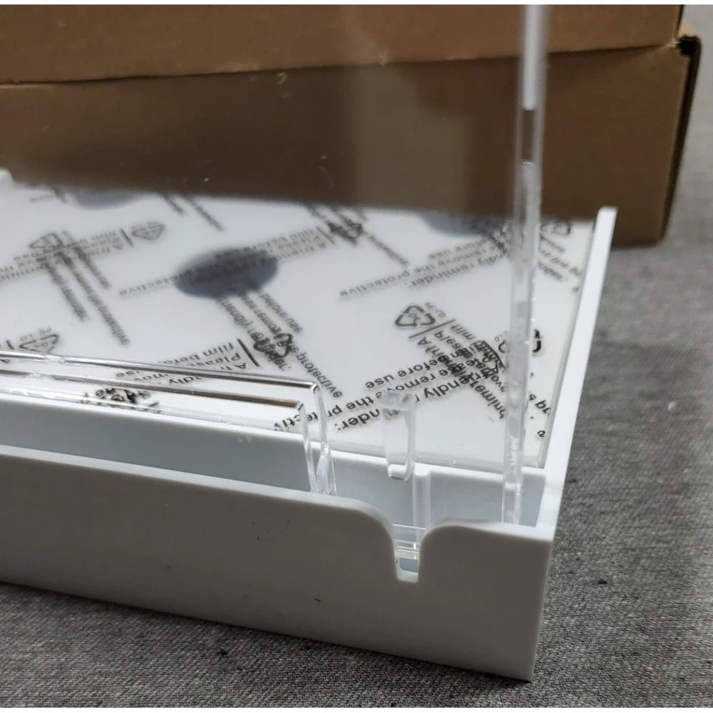 Six Acrylic Retail Sign Holders Table, Shelf Top Vertical Portrait 5